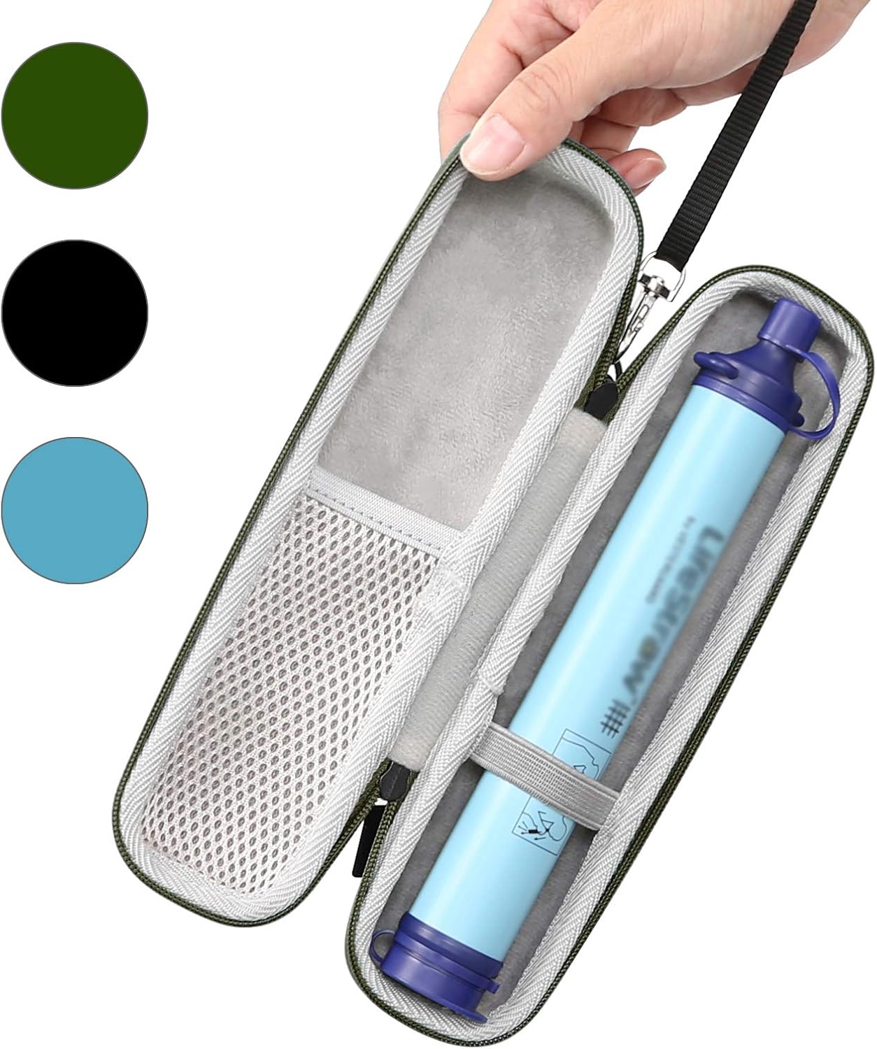 YSAGi Travel Carry Case Cover for LifeStraw, Storage Case for Lifestraw Steel Personal Water Filter, Sewage Purification Zipper Protective Bags CASE ONLY