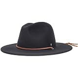 Tiller Wide Brim Felt Fedora Hat 