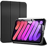 ProCase Smart Case for iPad mini 7 A17 Pro 2024/Mini 6 2021 8.3" -Black | Slim iPad Mini 7th/6th Gen Case Hard Back Cover for iPad Mini 7th Gen A2995/A2996/A2993/6th Gen A2567 A2568 A256