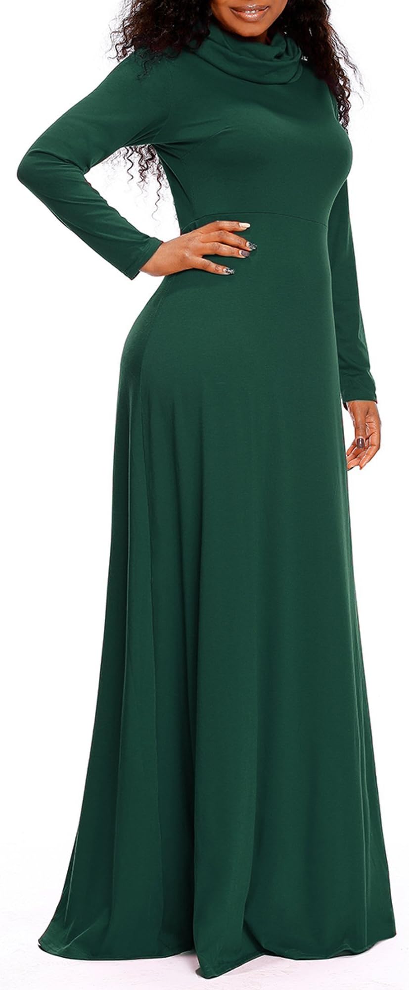 Voghtic Women Party Maxi Dresses Bodycon Long Sleeve Long Dress