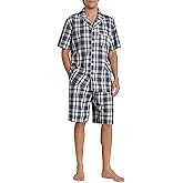 Latuza Men's Cotton Woven Short Sleepwear Pajama Set