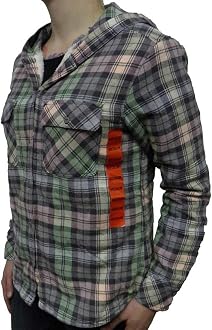 Sherpa Lined Flannel Hoodie 