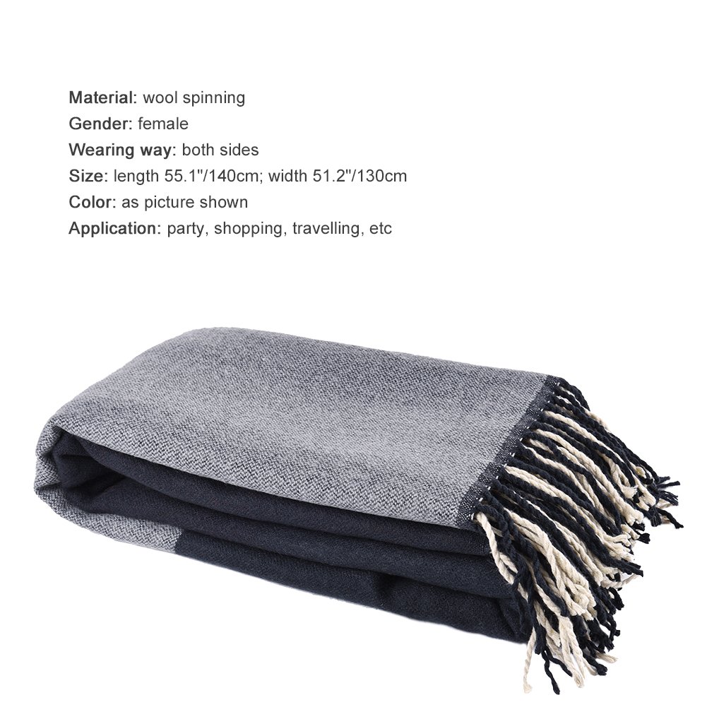 Vbiger Womens Ladies Vintage Scarf Pashmina Shawl Winter Wraps