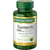 Nature's Bounty Turmeric with Black Pepper Extract, 60 Capsules | Supports Antioxidant Health, 1000mg