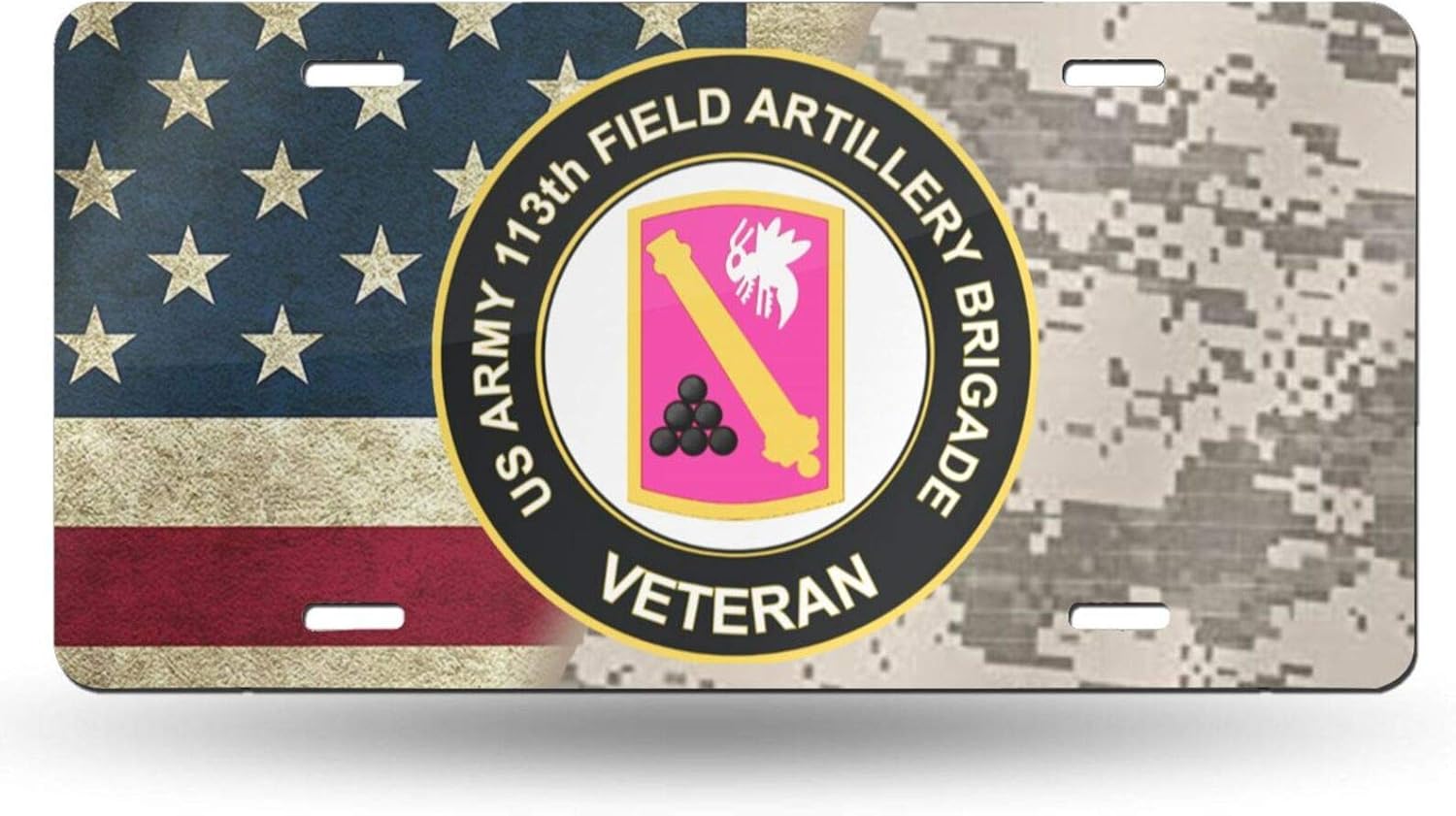 N/A/ Us Army 113th Field Artillery Brigade Veteran License