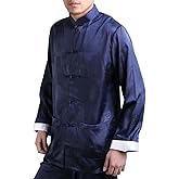 Bitablue Men's Enter the Dragon Chinese Clothing Shirt with Free Matching Pants