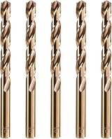 HPMAISON True 5% Cobalt Jobber Drill Bit Set 5Pcs 10mm M35 HSS Twist view 2