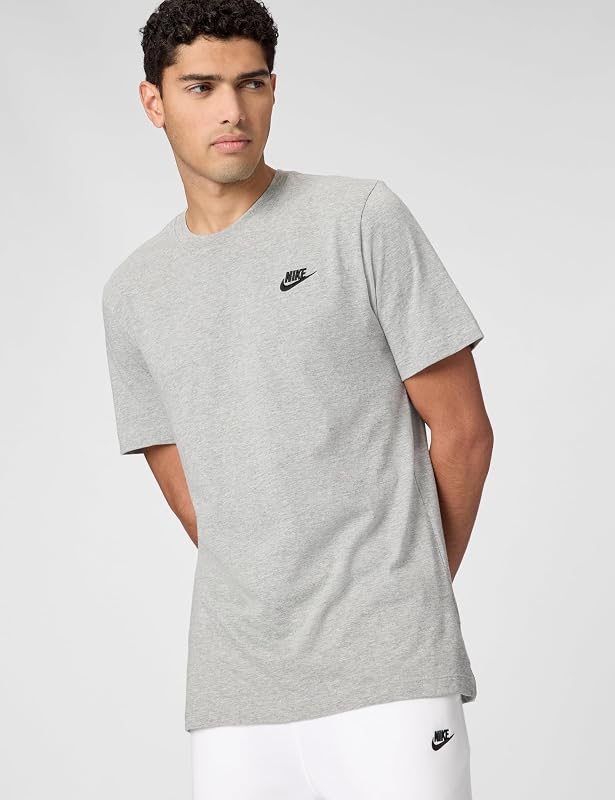 M Nsw Club Tee Maglietta, Dk Grey Heather Black, M Uomo