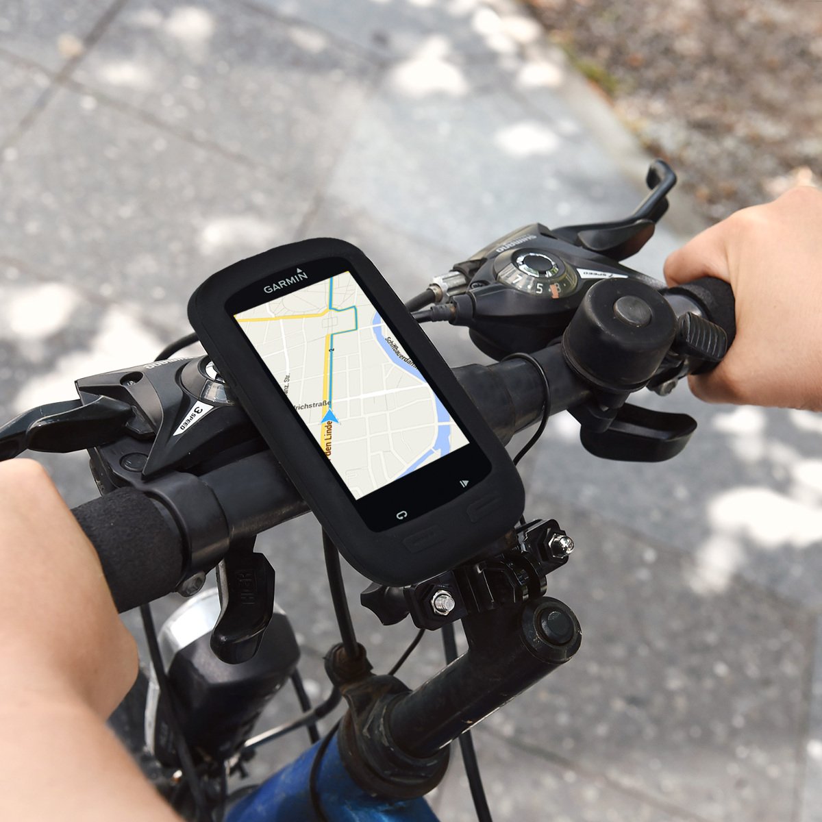 rosso kwmobile Custodia per Garmin Edge 1000 / Explore 1000 Cover  protettiva navigatore bici Porta navigatore dispositivo GPS in silicone  Elettronica urban-earth.co.uk