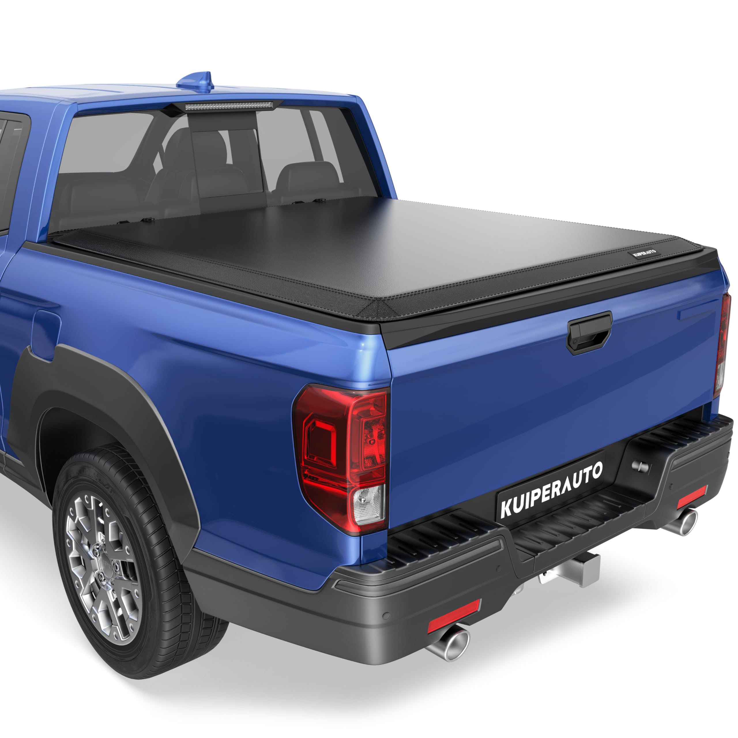Photo 1 of KUIPERAUTO Soft Roll Up Truck Bed Cover Compatible for 2017-2025 Honda Ridgeline w/o Roll Bar or Utility Track System | 5 FT Bed On Top 64 inch Vinyl Tonneau
