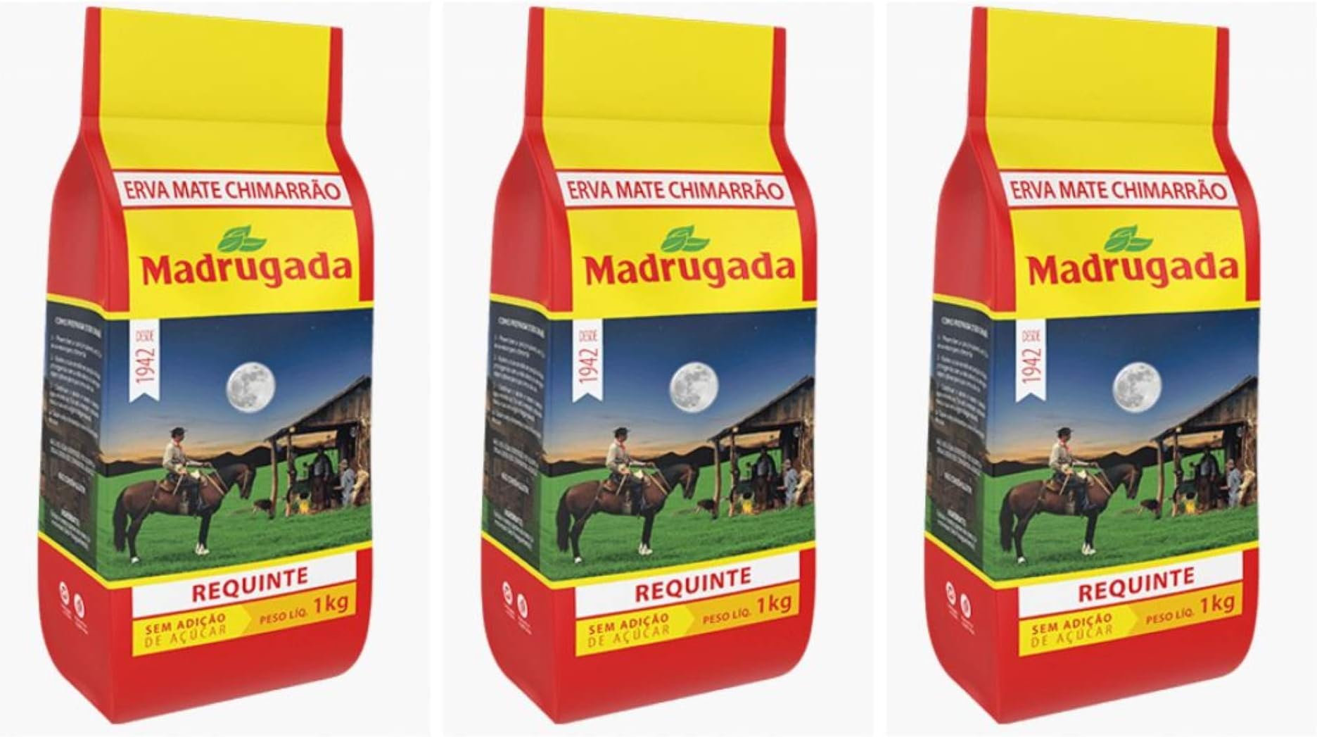 Madrugada - Requinte - Yerba Mate - 17.64 Oz (PACK OF 01) | Erva-Mate para Chimarrão - 500g