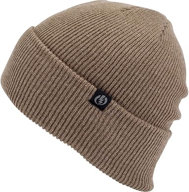 mens brown beanie hat