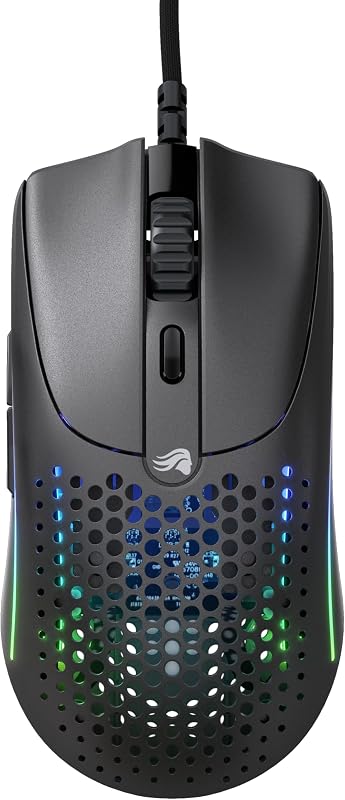 Gaming Model O 2 Wired Gaming Mouse - 59g Ultralight, FPS, 26,000 DPI, Motion Sync, 80M Click Rated Switches, 6 Programmable Buttons, Ambidextrous, RGB, PTFE Feet - Black