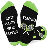 Coopyin Tennis Gifts for Men and Boys Christmas Birthday Stocking Stuffers Fathers Day Graduation Gift Ideas Funny Novelty Socks Accessories for Tennis Lovers, Teammate, Players, Friend, Family