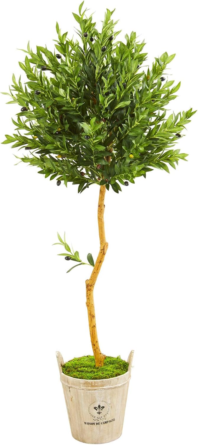 Árbol Artificial de 160 cm con Maceta de Granja: Amazon.es ...