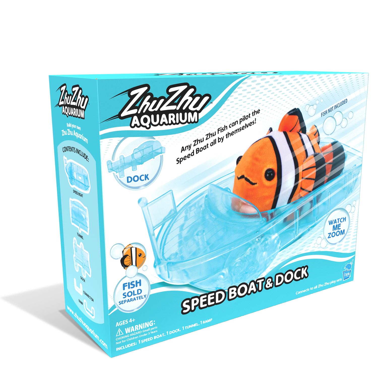 Zhu Zhu Pets Aquarium Speedboat And Dock