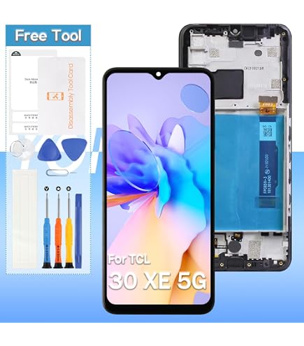 Display LCD + Touchscreen Per TCL 30 Z / 30 LE (2022) &ndash; Ricambio Nero