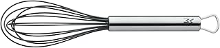 WMF Profi Plus Schneebesen mit Silikondrähte 20 cm, Cromargan Edelstahl mattiert, Silikon, Rührbesen, Quirl, spülmaschinengeeignet, hitzebeständig bis 200°C