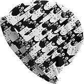 Cat Beanie Hat Chemo Headwear Slouchy Skull Sleep Cap for Women Men Winter Running