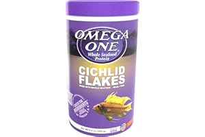 OmegaSea Food 51531 Cichlid Flakes, 5.3 oz/148g, 1 Can