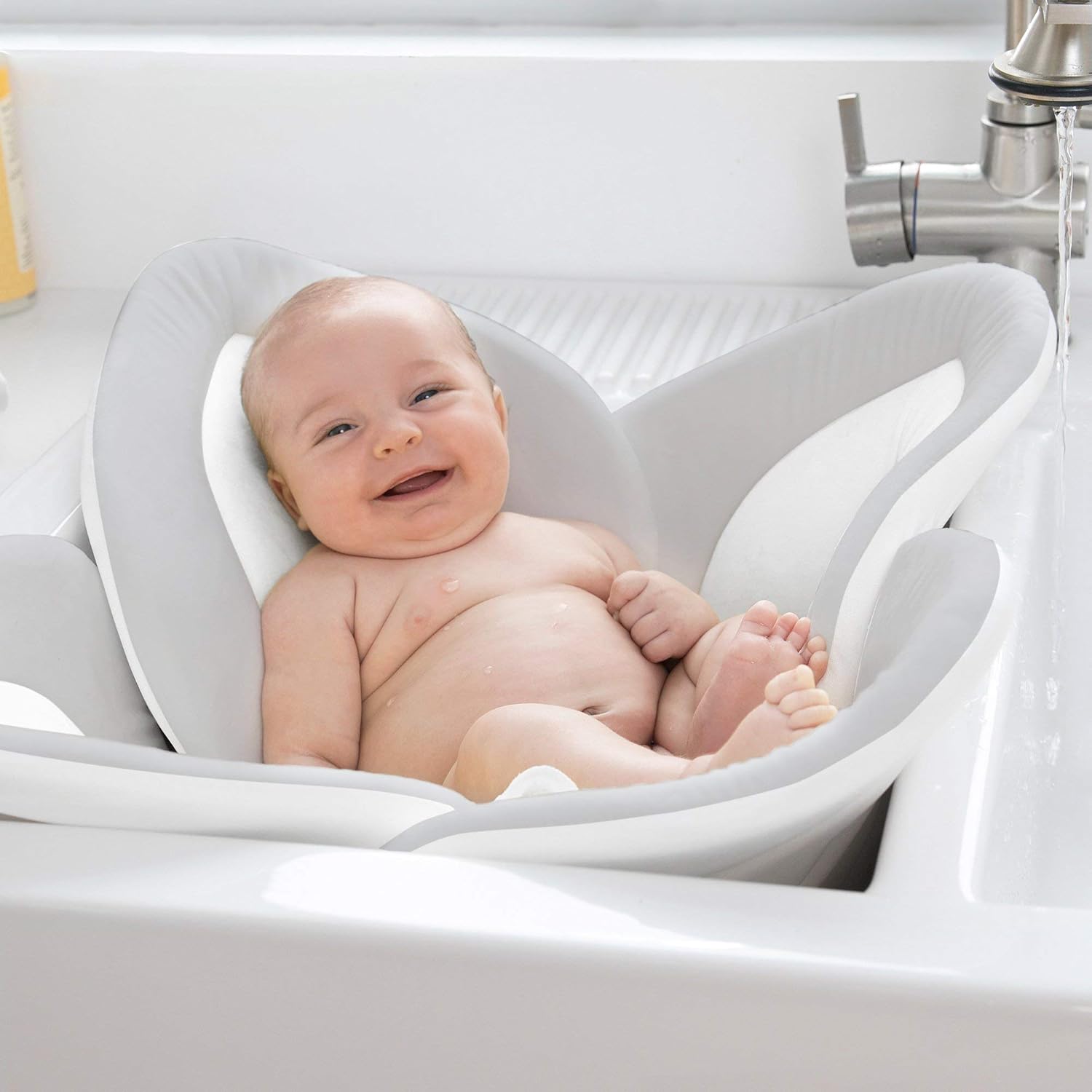 Blooming Bath Lotus - Baby Bath (Gray/Light Yellow) : Baby