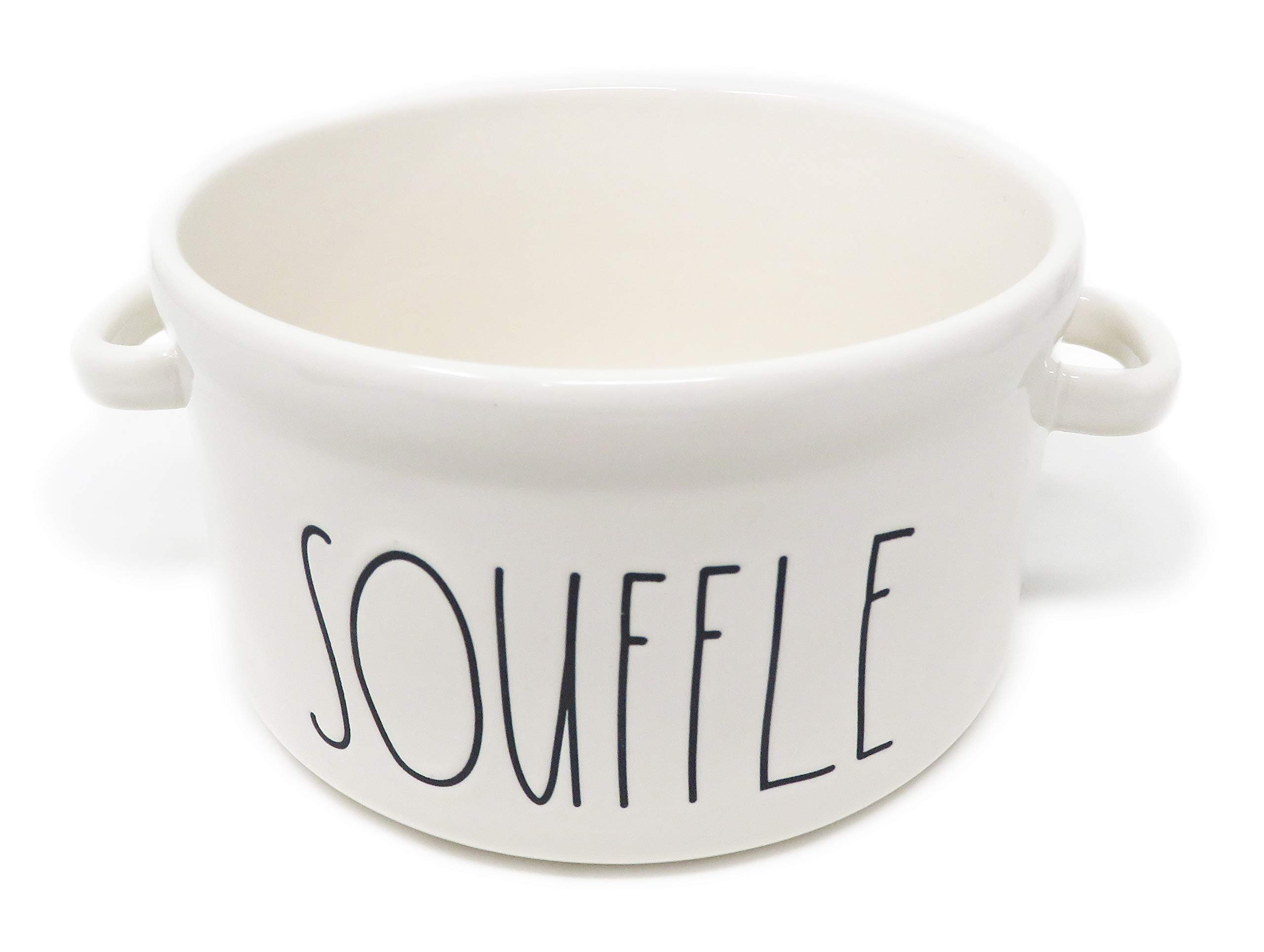 Rae Dunn by Magenta SOUFFLE Ceramic Round Baking Dish | 1.5-Quart Oven-to-Table Dish