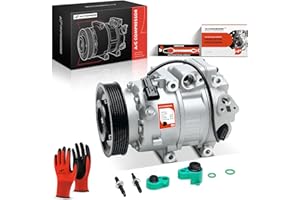 A-Premium Air Conditioner AC Compressor with Clutch Compatible with Kia Sorento 2.4L 2012-2014, Hyundai Santa Fe Sport 2.0L 2