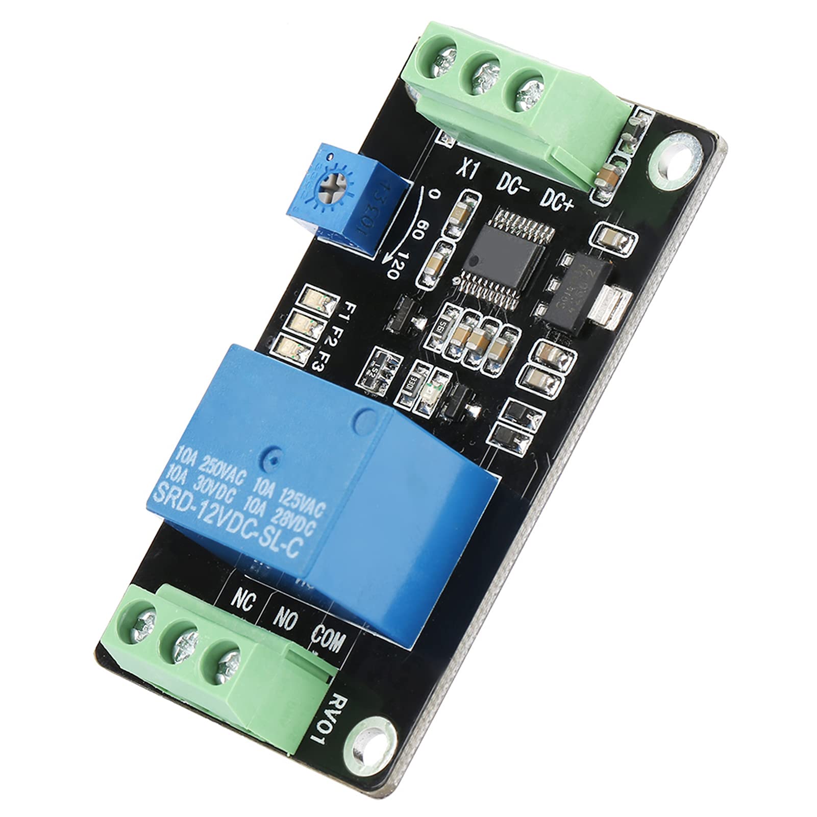 Delay Timer Relay Module Delay On/Off Switch Board Timed Controller Auto Lock DC 5V/12V/24V (DC12V)