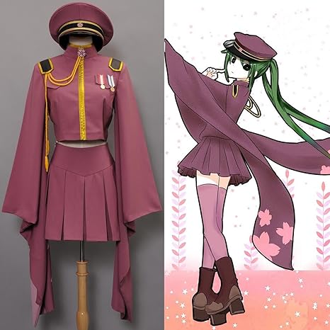 Amazon Co Jp オーダーメイド コスプレアニメ衣装 初音ミクmeikoメイコ桜の軍隊風着物 ホビー 通販