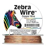 Zebra Wire Gold/Silver/Copper Round Spool