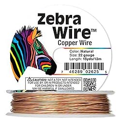Zebra Wire Gold/Silver/Copper Round Spool