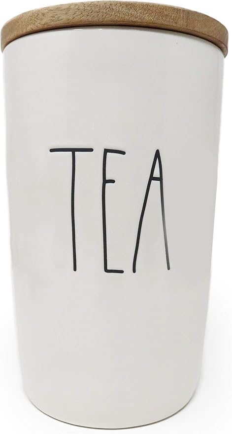 rae dunn coffee and tea canister