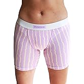 POSESHE Women's Boxer Briefs 6" Inseam, Ultra-soft MicroModal Boyshorts Underwear S-5XL
