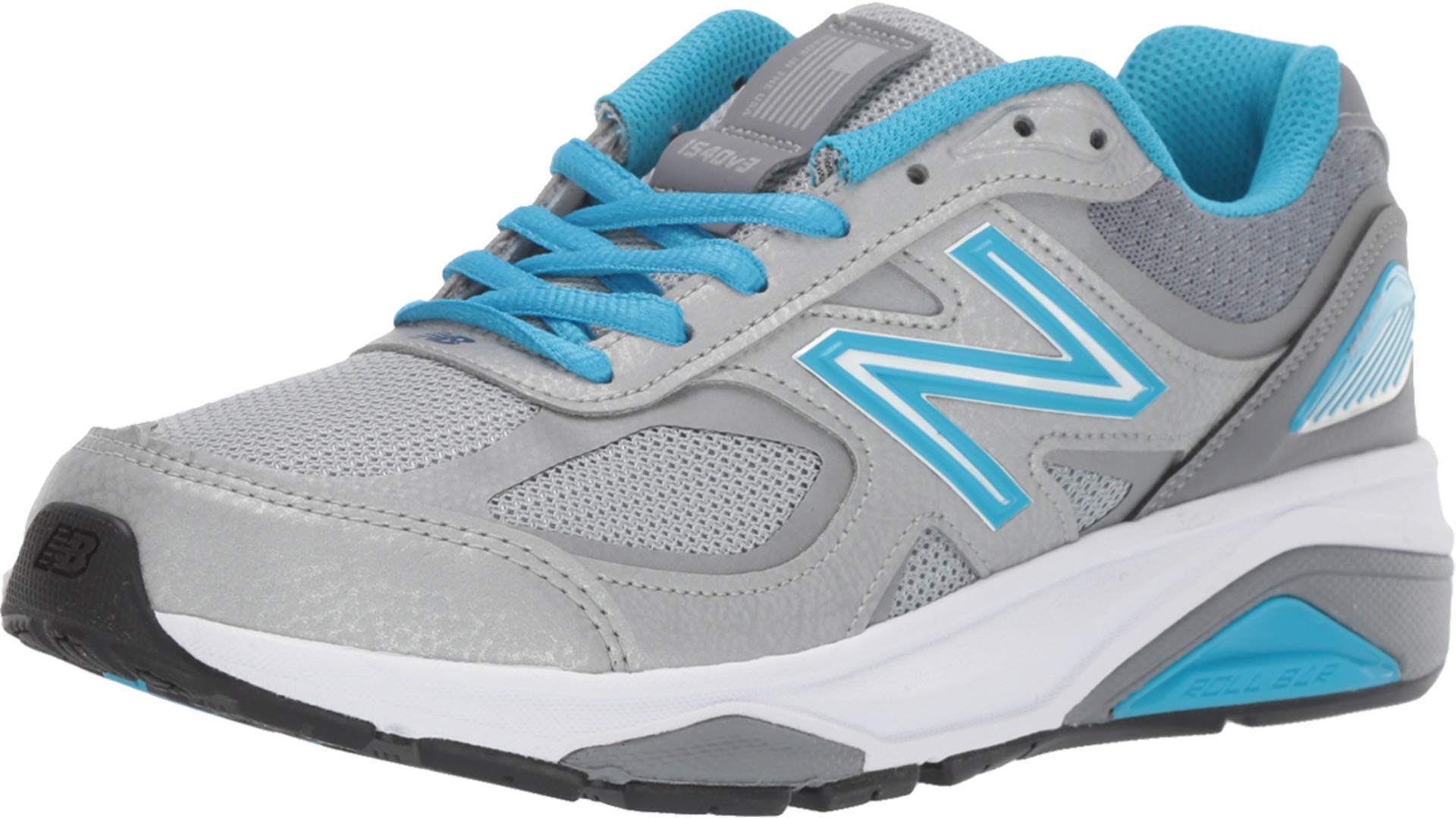 New Balance Women’s Made in US 1540 V3 Running Shoe, Silver/Polaris, 11 W US