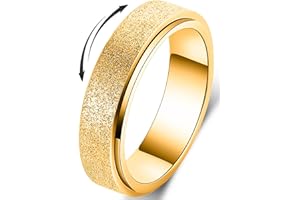 MHWTTY Anxiety Relief Ring - Fidget Spinner Design for Women & Men, Stress Relief Toy