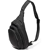 Baggallini Securtex® Anti-Theft Triple Zip Sling - Travel Backpack Sling Bag Crossbody - RFID Wallet Locking Zipper