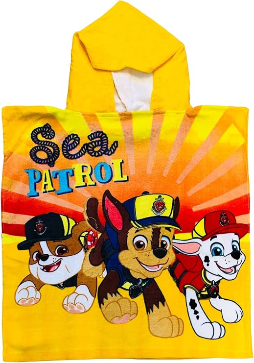 girls hooded poncho towel