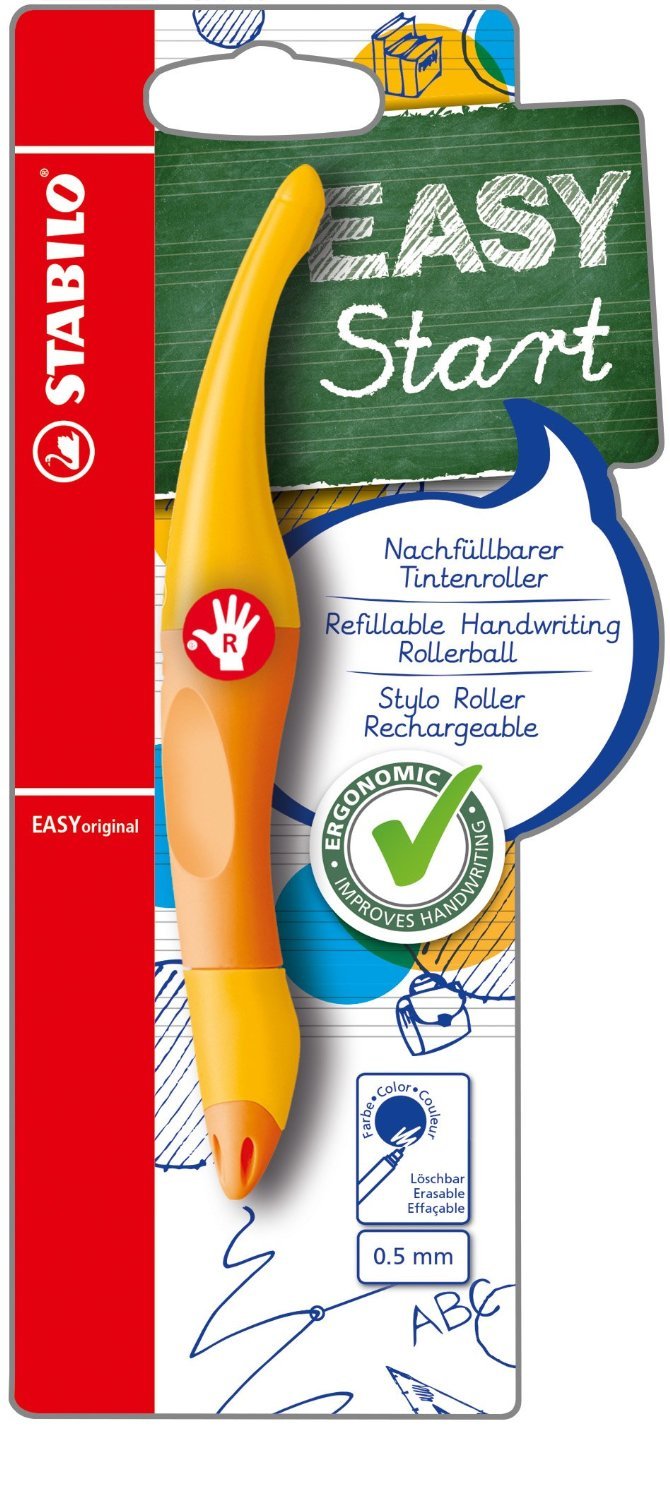 STABILO Handwriting Pen EASYoriginal - Right-Handed - yellow/orange