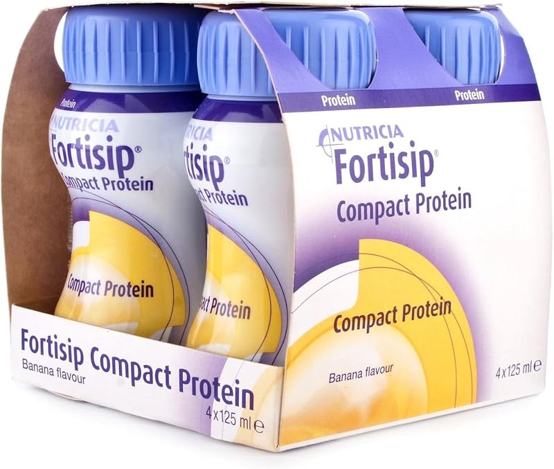 Fortisip Compact Protein Banana 125ml 4pk