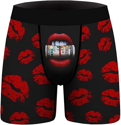 red mens underwear pants