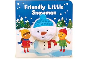 Friendly Little Snowman Finger Puppet Christmas Board Book Ages 0-4 (Finger Puppet Book)