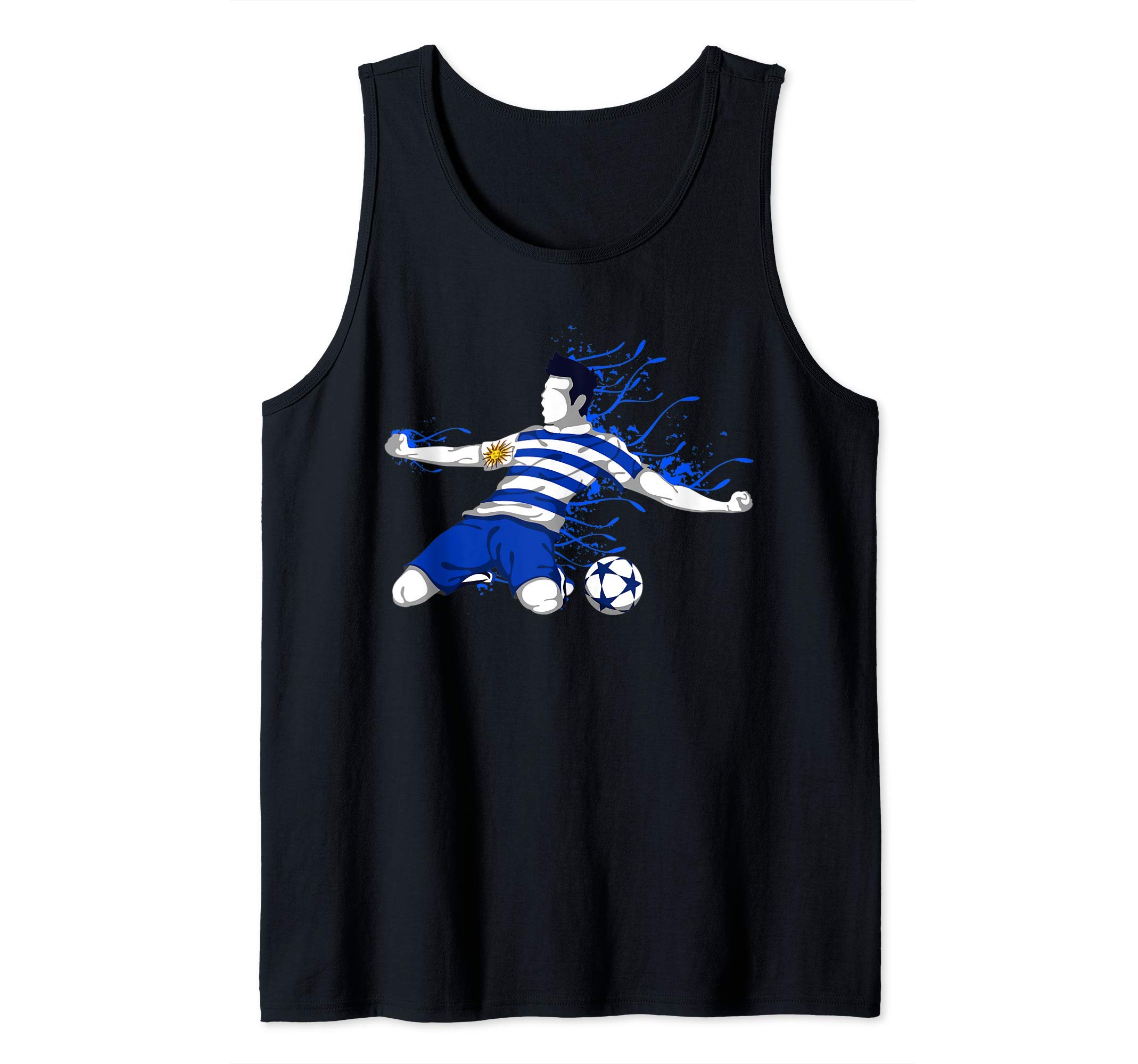 Uruguay Soccer Team Uruguayan National Flag Football Lovers Tank Top