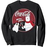 Coca-Cola Holiday Cheers Polar Bear Circle Logo Sweatshirt