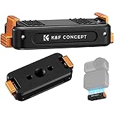 K&F CONCEPT Magnetic Quick Release Mount Compatible with DJI Osmo Action 6/Osmo Nano, Aluminum Alloy Bracket Extension Base w