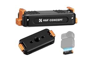 K&F CONCEPT Magnetic Quick Release Mount Compatible with DJI Osmo Action 6/Osmo Nano, Aluminum Alloy Bracket Extension Base w