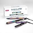 BaBylissPRO Nano Titanium Prima Ionic Hair Straightener – Professional Flat Iron & Curling Iron in One for Stylists, Pro Styling Hair Tool