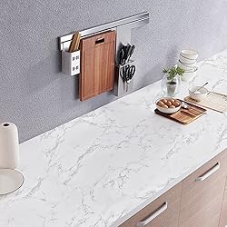 practicalWs Marble Paper Granite Gray/White Roll