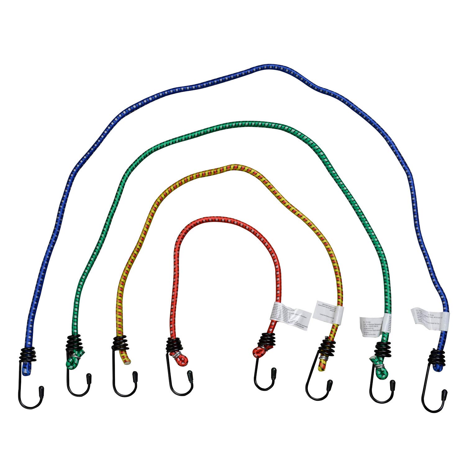 Unitec 10094 Luggage Straps Set of 8