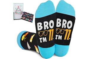11th Birthday Gifts for Boys, Socks for 11 Year Old Boys, 3D Pop Up Birthday Card, 11 Year Old Boy Gift Ideas