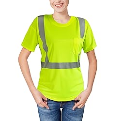 DPSAFETY High Visibility Shirts Quick Dry Safety T